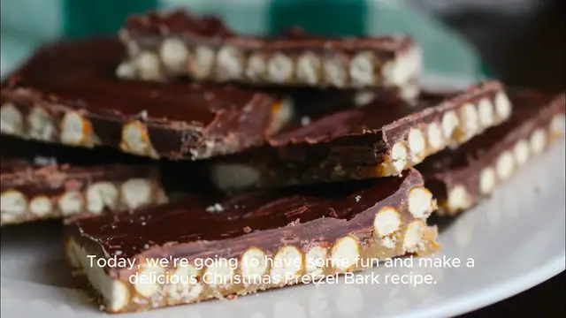 Video thumbnail for Christmas Pretzel Bark recipe