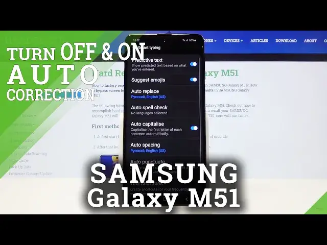 'Video thumbnail for How to Activate Auto-Correction in SAMSUNG Galaxy M51 – Mark Misspelled Words'