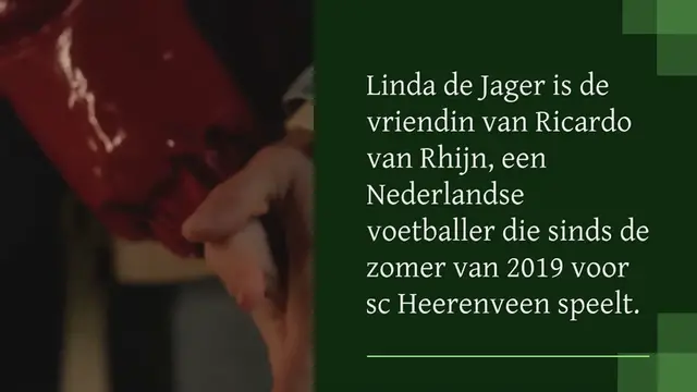 Video thumbnail for Linda de Jager vriendin van Ricardo van Rhijn: