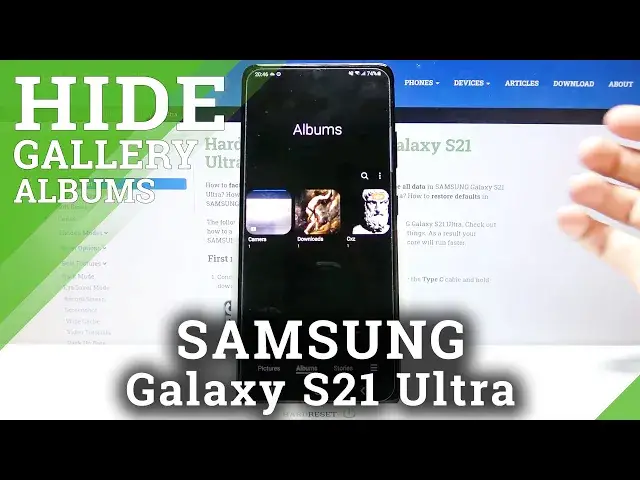 Video thumbnail for How to Hide Albums in SAMSUNG Galaxy S21 Ultra – Lock Gallery