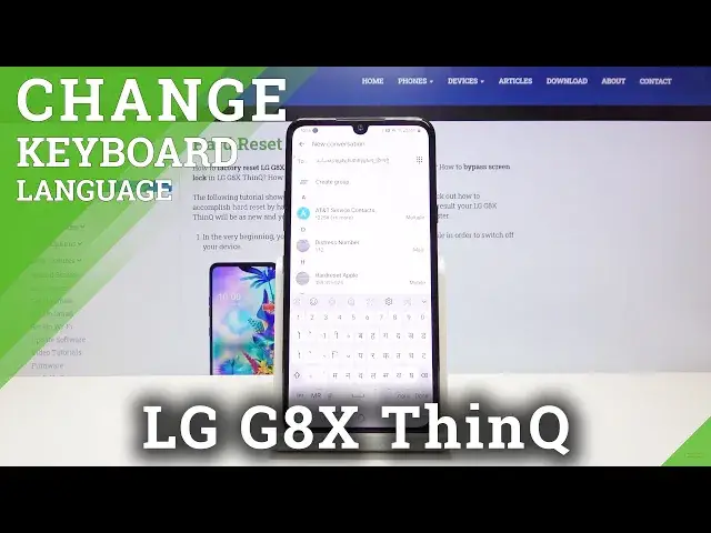 Video thumbnail for How to Change Keyboard Language in LG G8X ThinQ – Add Language to Keyboard