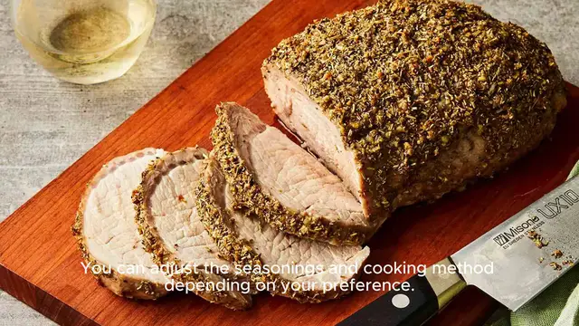 Video thumbnail for Pork loin recipe