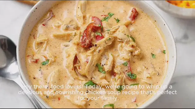 'Video thumbnail for Chicken soup recipe'