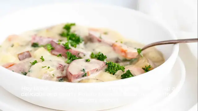 Video thumbnail for Potato Kielbasa Soup