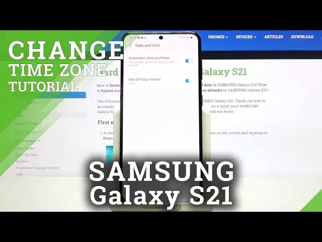 'Video thumbnail for How to Change Date and Time in SAMSUNG Galaxy S21 – Date and Time Settings'