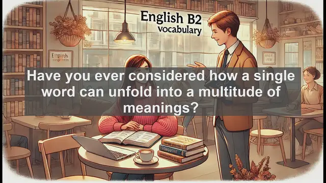 Video thumbnail for 1500 Must Know CEFR B2 Vocabulary - The Many Meanings of 'Folding': From Paper to Metaphor