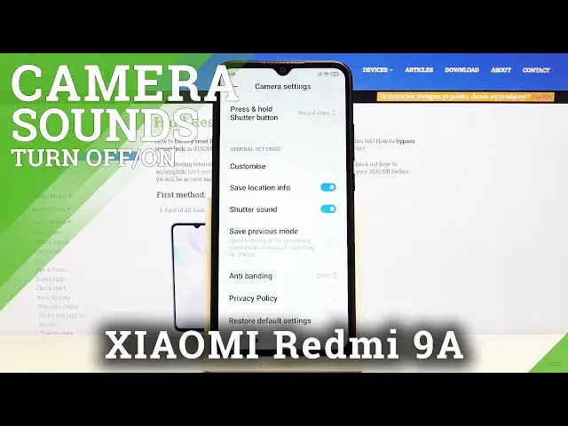 Video thumbnail for How to Activate Camera Shutter Sound in XIAOMI Redmi 9A – Camera Settings