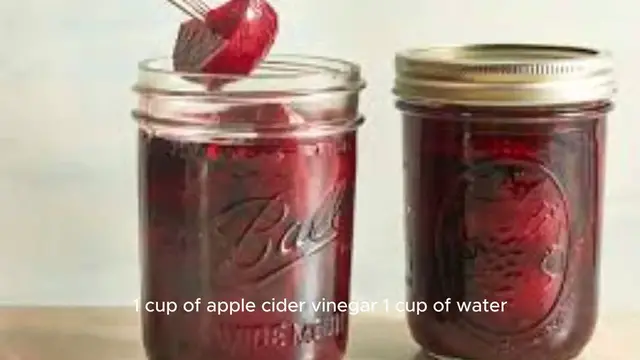 Video thumbnail for Pickled beets recipe