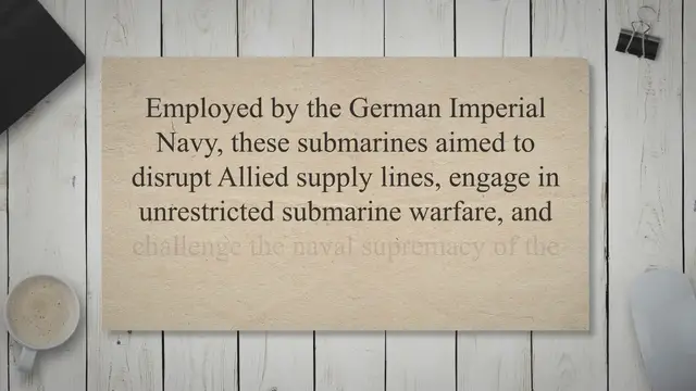 Video thumbnail for German U-Boats in WW1: A Deadly Foe