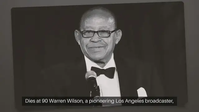 Video thumbnail for Warren Wilson, Pioneering Los Angeles Broadcaster and Former KTLA Reporter, Dies at 90