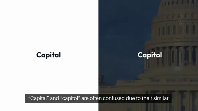 Video thumbnail for Capitol Vs Capital City: Understanding the Difference