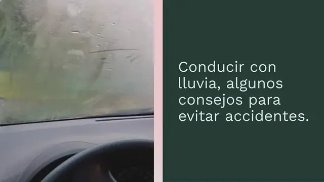 Video thumbnail for Conducir con lluvia