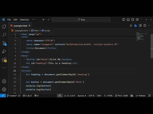 Video thumbnail for What is document.getElementByID() Method Explained with Real Example in Browser Using Javascript