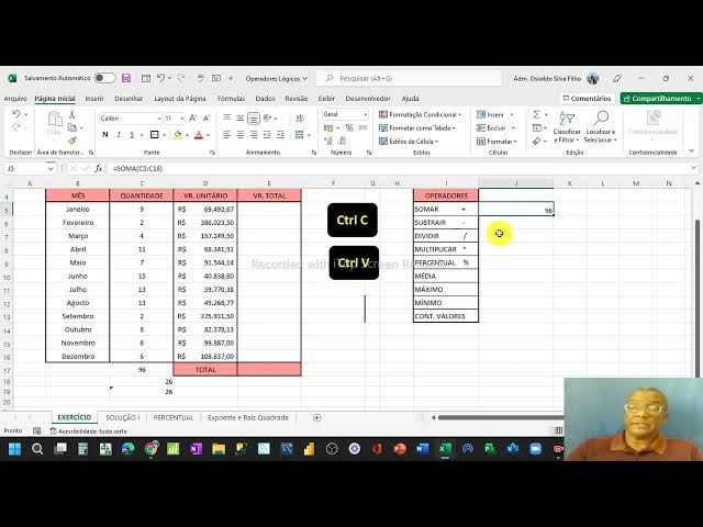 Video thumbnail for Operadores Lógicos no Excel