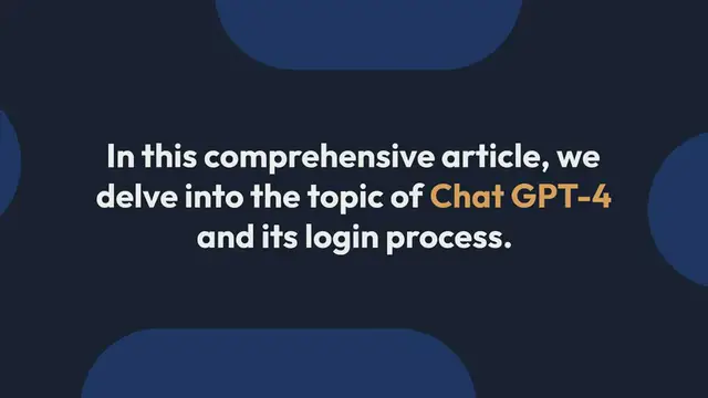 'Video thumbnail for Chat GPT-4 Login, Sign Up, Access and Use'