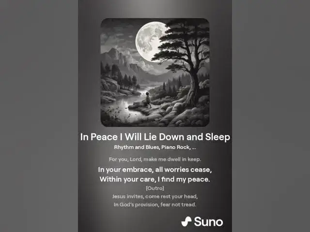 Video thumbnail for In Peace I Will Lie Down and Sleep: Rest in God's Embrace