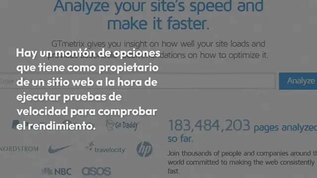 Video thumbnail for Una Inmersión Profunda en GTmetrix Herramienta de Test de Velocidad