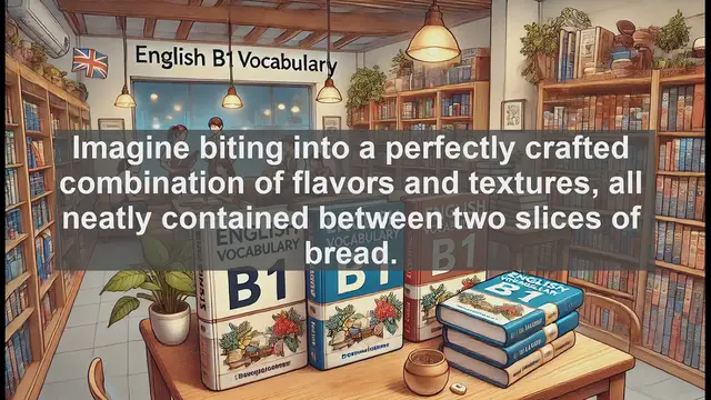Video thumbnail for 2500 Must Know CEFR B1 Vocabulary - The Art of the Sandwich: A Tasty English Lesson