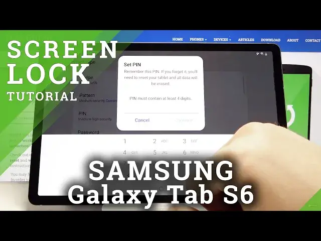 'Video thumbnail for How to Change Lock Method in SAMSUNG Galaxy Tab S6 – Find Screen Lock Types'