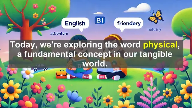 Video thumbnail for 2500 Must Know CEFR B1 Vocabulary - Understanding 'Physical': The Tangible World Around Us
