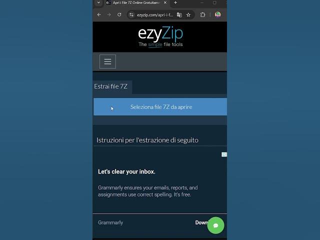 Video thumbnail for 📂 Decomprimi I File 7z Nel Tuo Browser │ Nessuna Installazione Software Richiesta