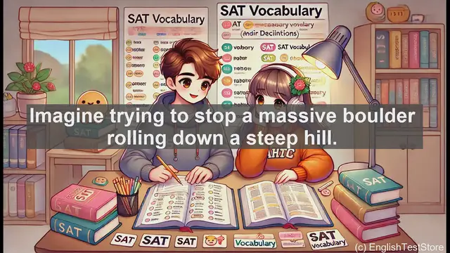 Video thumbnail for 5000 Must Know SAT Vocabulary - Inexorable: The Unstoppable Force in Language