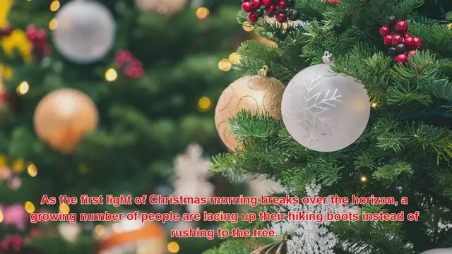 Video thumbnail for How Do People Celebrate Christmas With Sunrise Nature Hikes?