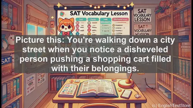 Video thumbnail for 5000 Must Know SAT Vocabulary - SAT Vocabulary: Understanding the Word 'Vagrant'