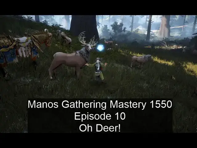Video thumbnail for Oh Deer! Deer Meat Blood Rotation A Manos Gathering 1550 Mastery 1h  Loot XP speed test Black Desert