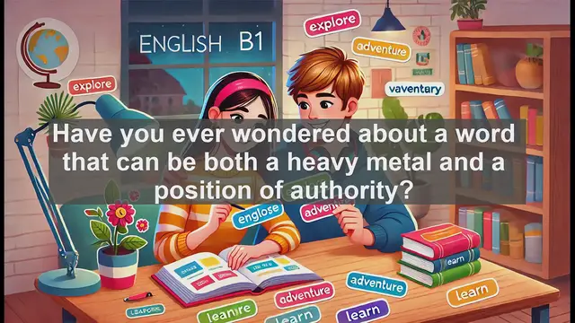 Video thumbnail for 2500 Must Know CEFR B1 Vocabulary - The Many Faces of 'Lead': From Metal to Leadership