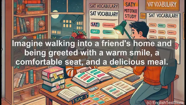 Video thumbnail for 5000 Must Know SAT Vocabulary - Hospitality: The Art of Welcoming Others