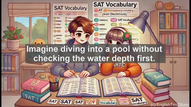 Video thumbnail for 5000 Must Know SAT Vocabulary - SAT Vocabulary: Understanding 'Headfirst' and Its Usage