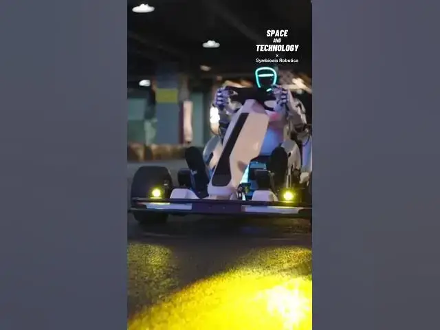 Video thumbnail for Unitree G1 Takes the Wheel and Drives a Go-Kart