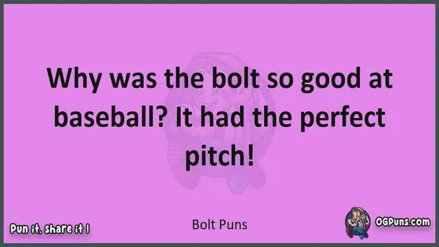 Video thumbnail for Bolt - Jokes, Puns, Wordplays, and Laughter
