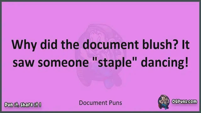 Video thumbnail for Document - Jokes, Puns, Wordplays, and Laughter