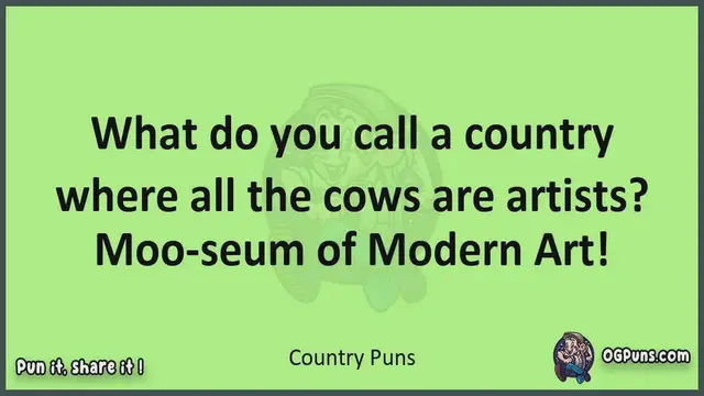 Video thumbnail for Country - Jokes, Puns, Wordplays, and Laughter