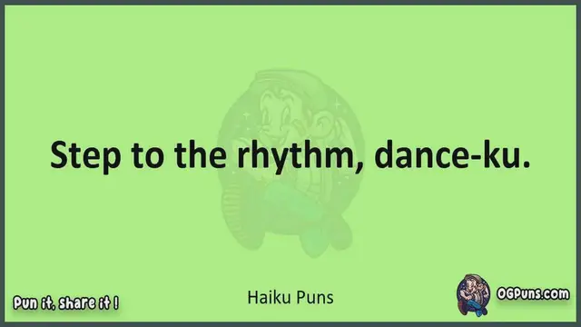 Video thumbnail for Haiku - Jokes, Puns, Wordplays, and Laughter