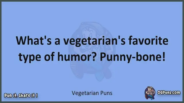 Video thumbnail for Vegetarian - Jokes, Puns, Wordplays, and Laughter