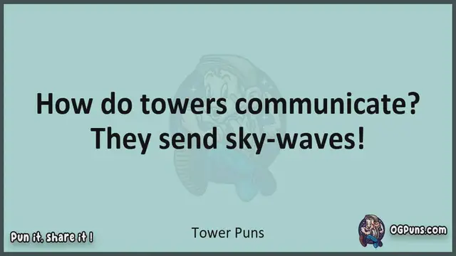 Video thumbnail for Tower - Jokes, Puns, Wordplays, and Laughter