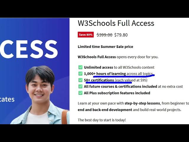 Video thumbnail for W3Schools Review – Is This the BEST HTML CSS JS Learning Site for Beginners in 2025