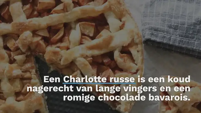 Video thumbnail for Charlotte russe met chocolade bavarois