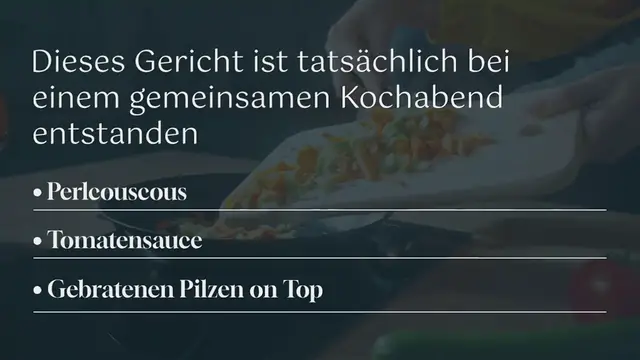 'Video thumbnail for Perlcouscous in Tomatensauce mit gebratenen Pilzen'