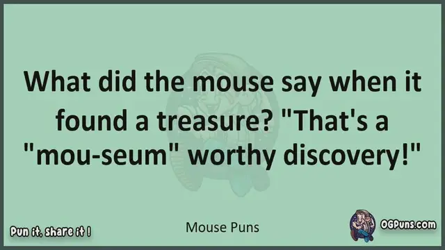 Video thumbnail for Mouse - Jokes, Puns, Wordplays, and Laughter