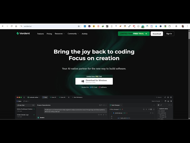 Video thumbnail for This Verdent AI Coding IDE Builds Full Stack Apps From Prompt Destroys Claude & Cursor??