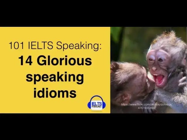 Video thumbnail for 14 Speaking idioms for the IELTS speaking exam