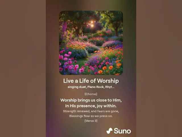 Video thumbnail for Living a Life of Worship: Psalm 29:2 Song