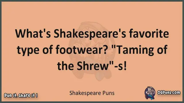 Video thumbnail for Shakespeare - Jokes, Puns, Wordplays, and Laughter