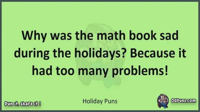 Video thumbnail for Holiday - Jokes, Puns, Wordplays, and Laughter