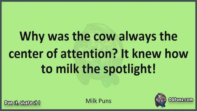 Video thumbnail for Milk - Jokes, Puns, Wordplays, and Laughter