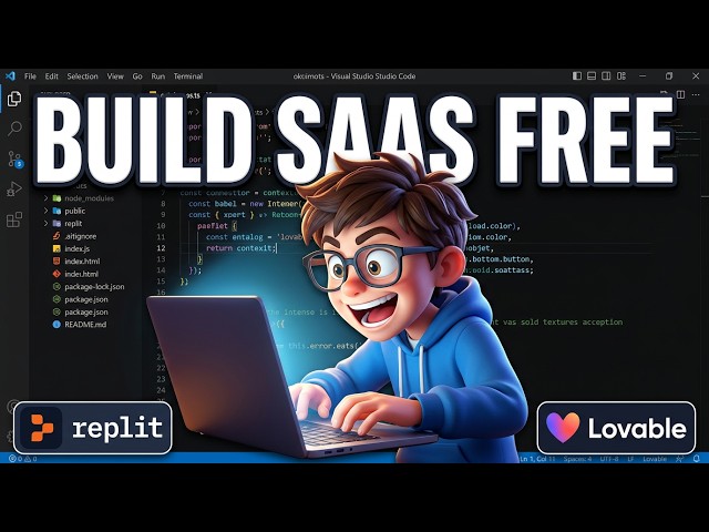 Video thumbnail for STOP Paying for Replit & Lovable! Build SaaS 100% Free